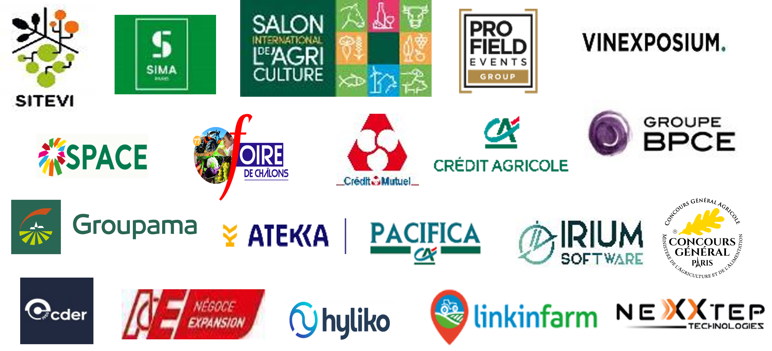 Références salons, banque assurance et services